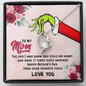 To My Mom Funny Mother's Day Forever Love Necklace | Gift to Mom from Daughter / Son | Mother's Day Gift Set to Mother