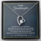 To My Granddaughter My Love For You Will Never Fade Forever Love Necklace | Granddaughter Gift From Grandmother for Birthday, Graduation