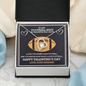 To My Football Wife Happy Valentine's Forever Love Necklace