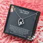 To My Amazing New Mom Forever Love Necklace | Daughter-in-Law Gift for Mother-in-Law | Gift to Mother-in-Law