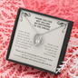 Thank You For Welcoming Me Into Your Home Forever Love Necklace | Boyfriend's Mom Gift from Girlfriend | Mother's Day, Christmas, & Birthday Gift
