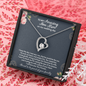 To My Amazing New Mom On My Wedding Day Forever Love Necklace | Daughter-in-Law Gift for Mother-in-Law | Gift to Mother-in-Law
