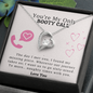 You're My Only Booty Call Forever Love Necklace | Funny Valentine's Gift