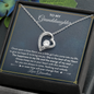 To My Granddaughter Always Keep Me in Your Heart Forever Love Necklace | Granddaughter Gift From Grandmother for Birthday, Graduation