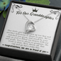 For Our Granddaughter, We Are Proud Of You Graduation Love Necklace | Graduation Gift From Grandma, Grandpa, Grandparents
