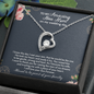 To My Amazing New Mom On My Wedding Day Forever Love Necklace | Daughter-in-Law Gift for Mother-in-Law | Gift to Mother-in-Law