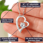 To My Mom Know You Mean The World To Me Forever Love Necklace | Gift to Mom from Daughter / Son | Mother's Day Gift for Mother