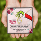 To My Mom Know You Mean The World To Me Forever Love Necklace | Gift to Mom from Daughter / Son | Mother's Day Gift for Mother