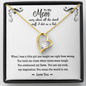 To My Mom Funny Forever Love Necklace | Gift to Mother from Daughter | Mother's Day, Birthday Gift