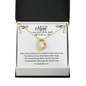 To My Mom Funny Forever Love Necklace | Gift to Mother from Daughter | Mother's Day, Birthday Gift