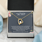 To My Amazing New Mom Forever Love Necklace | Daughter-in-Law Gift for Mother-in-Law | Gift to Mother-in-Law