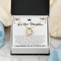 For Our Daughter, I Am Proud Of You Graduation Love Necklace | Graduation Gift From Mom and Dad