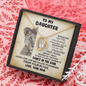 To My Daughter Straighten Your Crown Forever Love Necklace | Gift from Mom, Daughter Birthday , Graduation Gift
