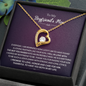 To My Boyfriend's Mom Thankful To Have You Both In My Life Forever Love Necklace | Boyfriend's Mom Gift from Girlfriend | Mother's Day, Christmas, & Birthday Gift