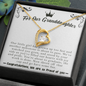 For Our Granddaughter, We Are Proud Of You Graduation Love Necklace | Graduation Gift From Grandma, Grandpa, Grandparents