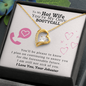 To My Hot Wife You'Re My Only Booty Call Heart Necklace | Sarcastic Funny Valentine's Gift For Her