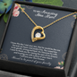 To My Amazing New Mom Forever Love Necklace | Daughter-in-Law Gift for Mother-in-Law | Gift to Mother-in-Law