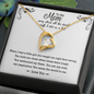 To My Mom Funny Forever Love Necklace | Gift to Mother from Son | Mother's Day, Birthday Gift