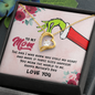 To My Mom Funny Happy Mother's Day Forever Love Necklace | Gift to Mom from Daughter/Son | Mother's Day Gift Set to Mother
