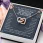 Funny Mother in Law Gift Interlocking Hearts Necklace | Mother in Law Wedding Gift, Mothers Day Gifts for Mother in Law