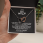 To My Best Witch We Have Each Other Double Heart Necklace | Best Witches Necklace: Gift for Coven Sisters, Celestial Sisters