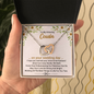 To My Amazing Cousin On Your Wedding Day | Interlocking Hearts Necklace | Bridal Shower Gift for Cousin|