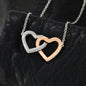 To My Girlfriend Distance Means So Little Heart Necklace | Long Distance Relationship Necklace To Girlfriend