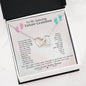 To My Amazing Future Grandma Interlocked Heart Necklace | Baby Announcement | Grandmother Announcement Necklace | Grandma To Be Gift