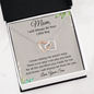 To My Bonus Mom Interlocking Hearts Necklace| I will Always Be Your Little Boy| Gift for Mom from Son| Gift from Son to Mom| Gift for Moms Birthday, Mother's Day Gift