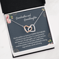 Grandmother & Granddaughter A Special Bond Interlocking Hearts Necklace | Grandmother Birthday, Christmas, & Mother's Day Gift | Gift for Grandmother Granddaughter