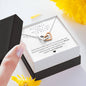To My Girlfriend Distance Means So Little When Someone Means So Much Heart Necklace