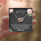 To My Ride Or Die Our Hearts Are Connected Interlocked Heart Necklace | Best Friend, Unbiological Sister, Bonus Sister Gift
