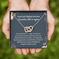 Good Luck Finding Awesome Coworkers Like Us Again Interlocking Hearts Necklace | Farewell Gift for Coworker | New Job Gift | Fresh Start Gift for Coworker