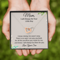 To My Bonus Mom Interlocking Hearts Necklace| I will Always Be Your Little Boy| Gift for Mom from Son| Gift from Son to Mom| Gift for Moms Birthday, Mother's Day Gift