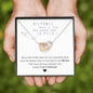 To My Girlfriend Distance Means So Little When Someone Means So Much Heart Necklace