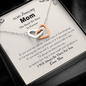 To My Mom The Bond We Have Is Forever Necklace | Mom Gift From Son and Daughter | Mothers Day Gift