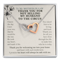 Funny Mother in Law Gift Interlocking Hearts Necklace | Mothers Day Gifts for Mother in Law - Mother in Law Wedding Gift