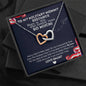 Customized To My Military Mommy, Distance Means So Little Love Necklace, Military Mom Gift