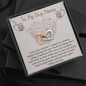 To my Dog Mama Interlocking Hearts Necklace| Dog Memorial Gift| Pet Sympathy Gift| Loss of Dog Gift