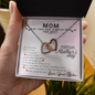 Funny Mothers Day Message Card Necklace | Mom You Are The Best Card for Mom from Daughter | Mother's Day Gift From Daughter