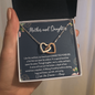 Mother and Daughter Connected Forever Necklace, Mother's Day Gift for Mom from Daughter, Mom Birthday Gift, Mom Necklace, Mother's Day Gift
