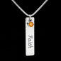 To Beautiful Daughter Personalized Birthstone Name Necklace, Gift from Mother, Birthday Daughter Gift, Graduation Daughter Gift