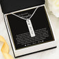 To Beautiful Daughter Personalized Birthstone Name Necklace, Gift from Mother, Birthday Daughter Gift, Graduation Daughter Gift