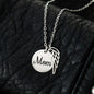 Mom remembrance wedding necklace, Gift for bride on wedding day, In memory of your mom wedding gift, Remembrance Mom of the bride