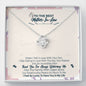 To The Best Mother-In-Law, Thank You For Welcoming Me Love Knot Necklace