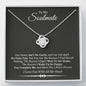 To My Soulmate Our Life Ain't No Fairy Tale But I Love You Cubic Zirconia Necklace | Gift From Partner To Soulmate