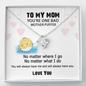 To My Mother Puffer You Will Always Have Me Mother's Day Love Knot Necklace | Gift For Mother