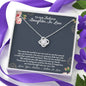 To Our Future Daughter-In-Law Love Knot Necklace, To Our Daughter-In-Law Gift On Wedding Day