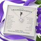 To Our Granddaughter Live Your Dreams Love Knot Necklace | Gift From Grandma & Grandpa | Granddaughter Birthday, Granddaughter Graduation