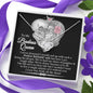 To My Badass Queen Wife Love Necklace | Biker Gifts for Wife, Harley Motorcycle Life Gift from Husband